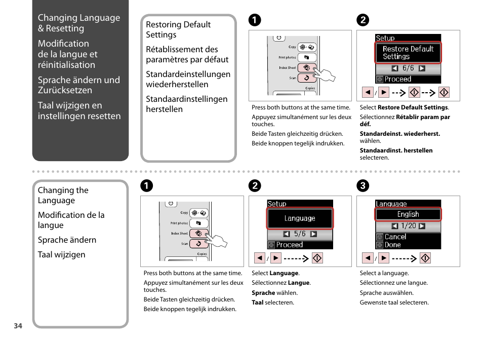 Ab c | Epson Stylus TX210 series User Manual | Page 34 / 52