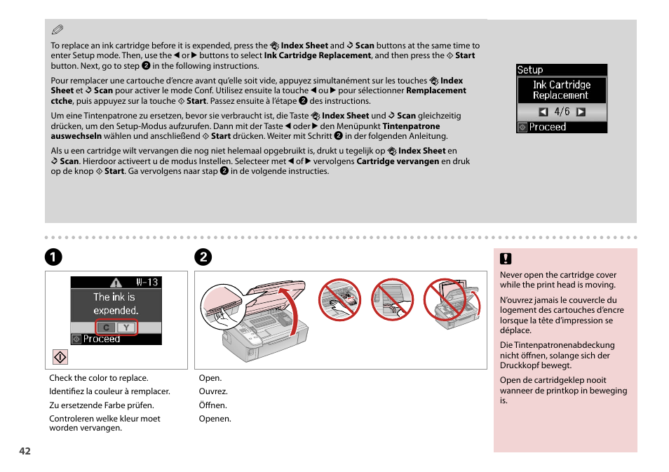 Epson Stylus TX210 series User Manual | Page 42 / 52