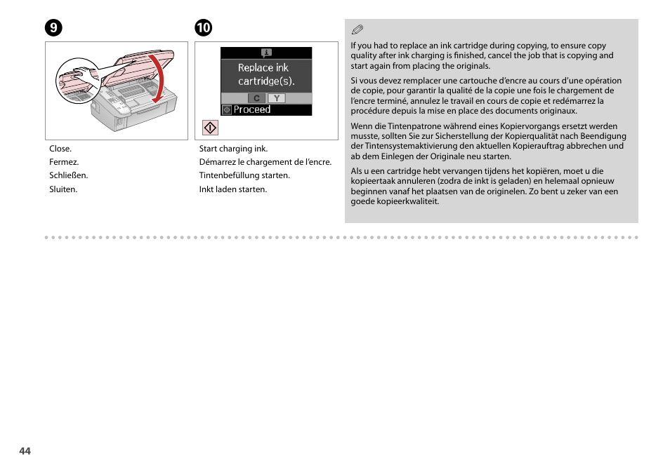 Epson Stylus TX210 series User Manual | Page 44 / 52