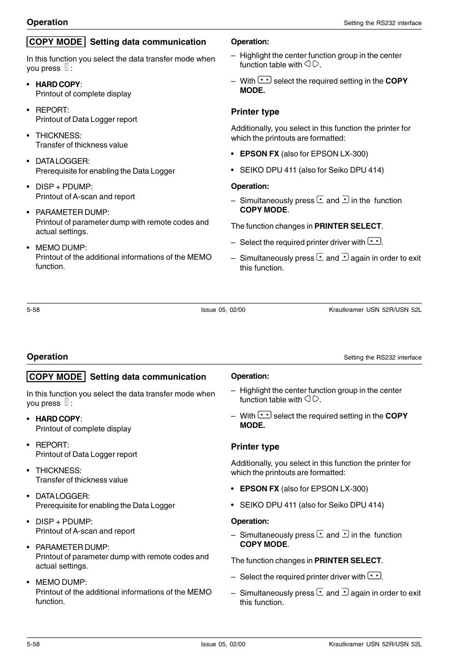 Epson USN 52L User Manual | Page 103 / 207
