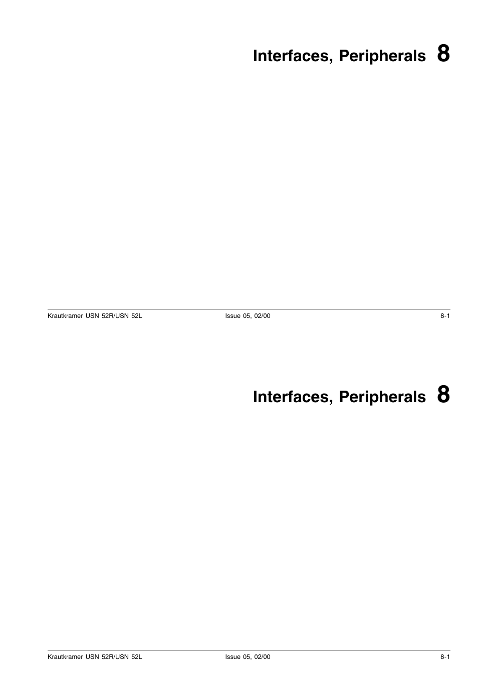 Interfaces, peripherals | Epson USN 52L User Manual | Page 128 / 207