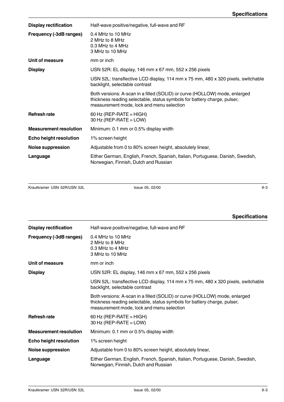 Epson USN 52L User Manual | Page 152 / 207