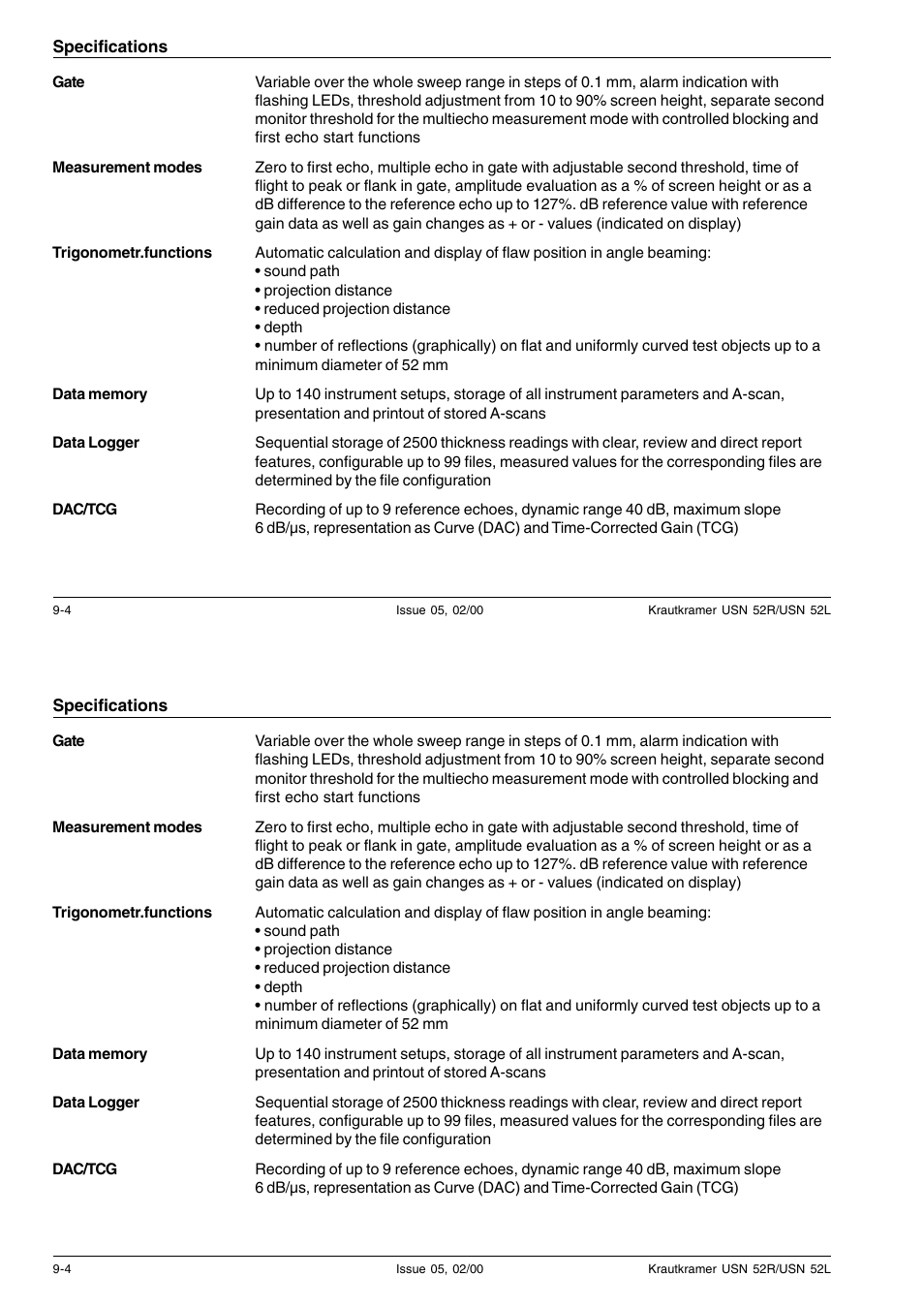 Epson USN 52L User Manual | Page 153 / 207