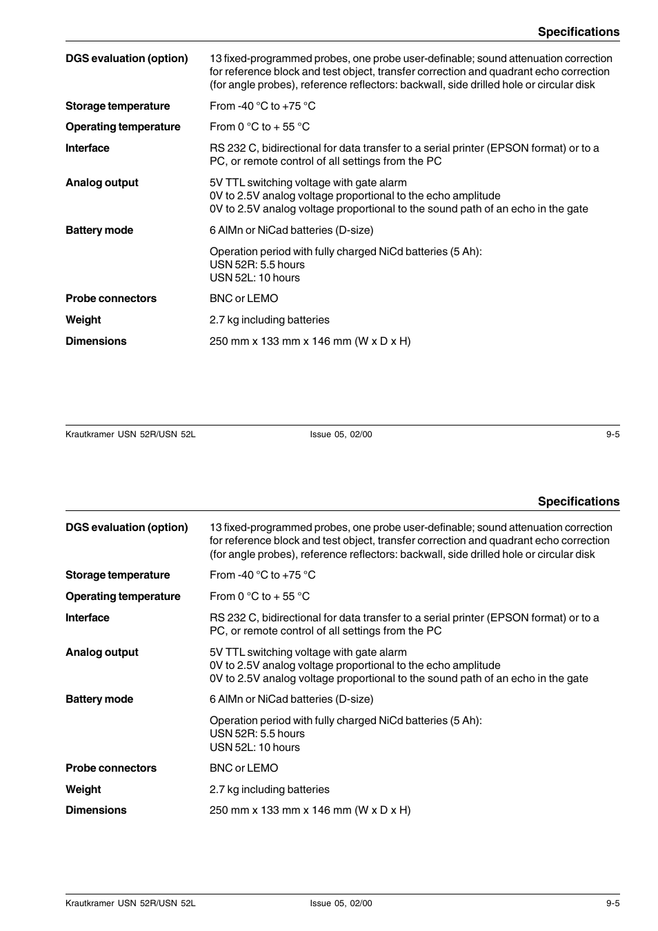 Epson USN 52L User Manual | Page 154 / 207
