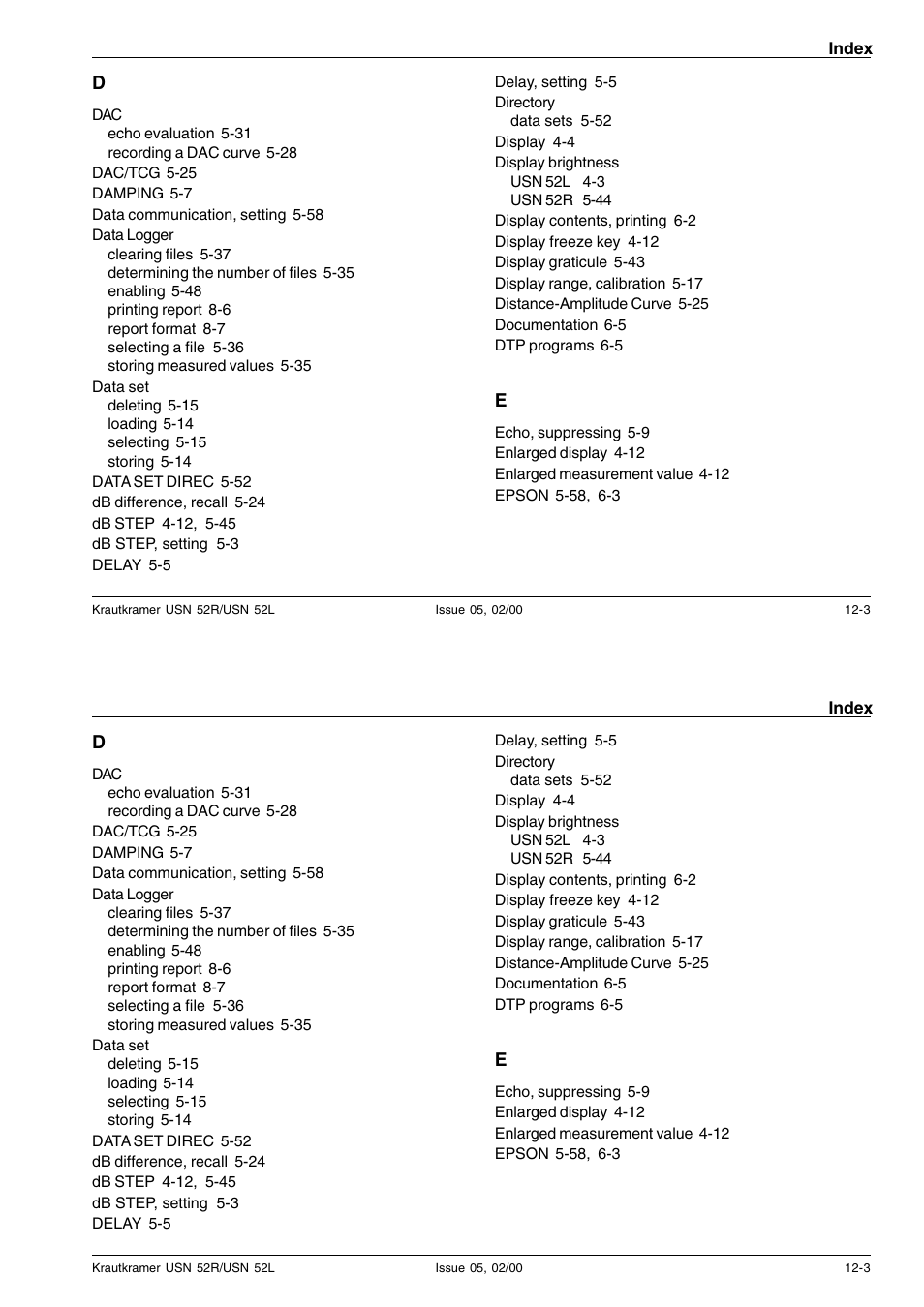 Epson USN 52L User Manual | Page 170 / 207