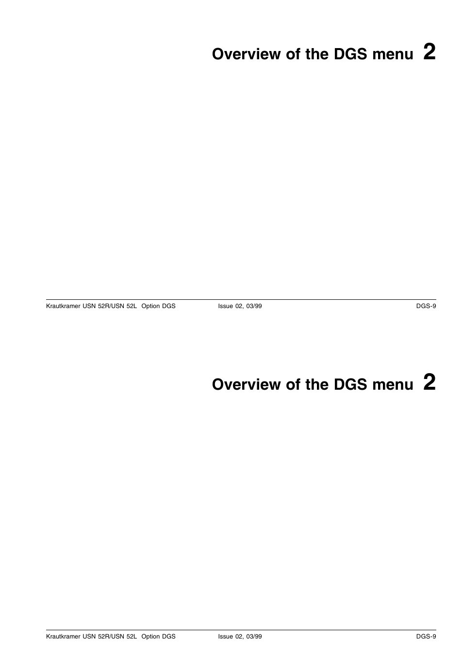 Overview of the dgs menu | Epson USN 52L User Manual | Page 184 / 207