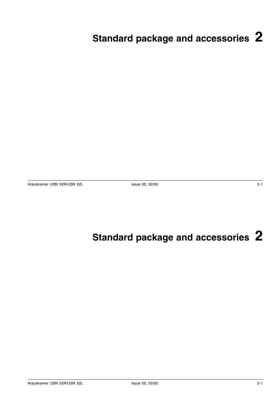 Standard package and accessories | Epson USN 52L User Manual | Page 20 / 207