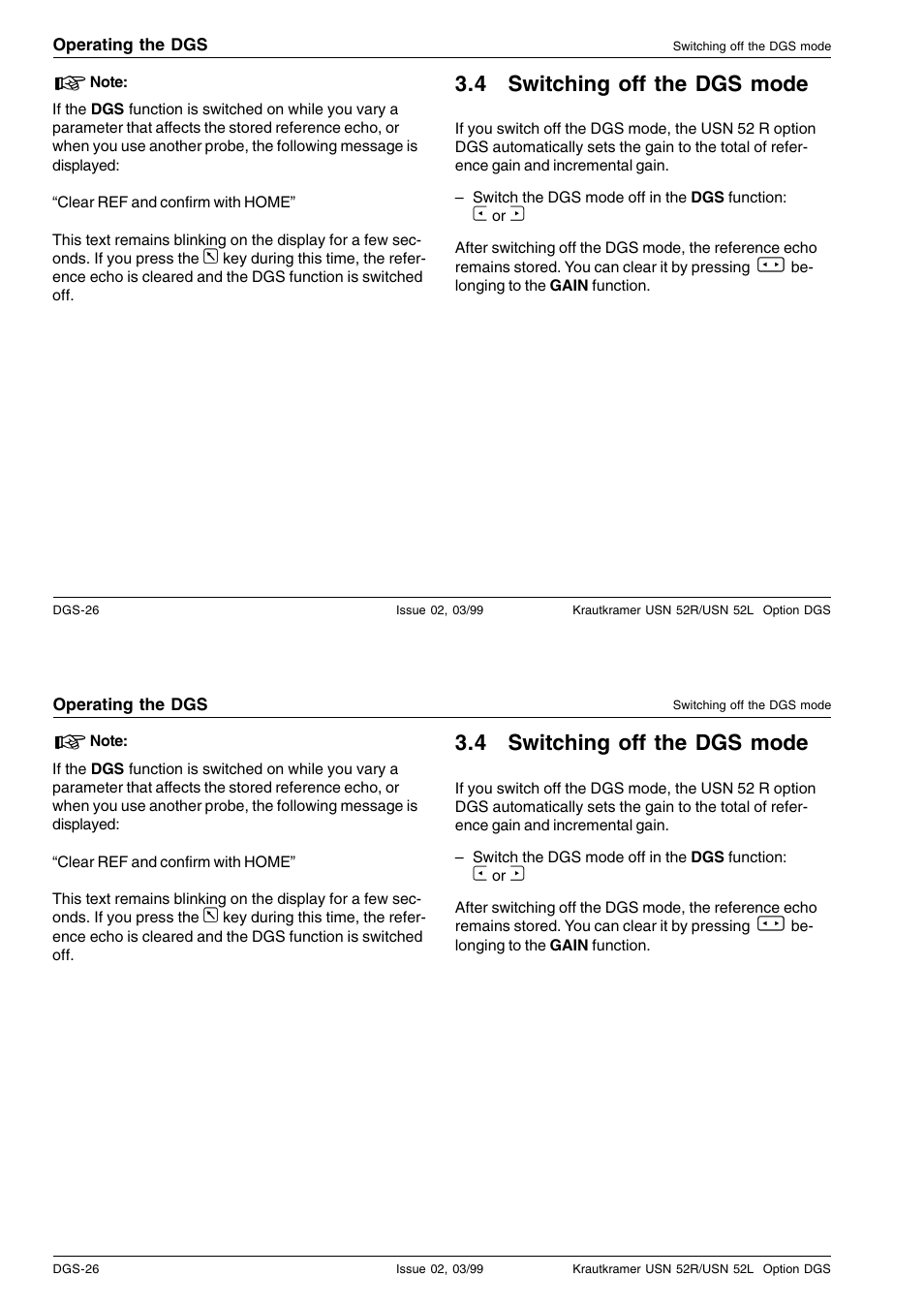 4 switching off the dgs mode | Epson USN 52L User Manual | Page 201 / 207
