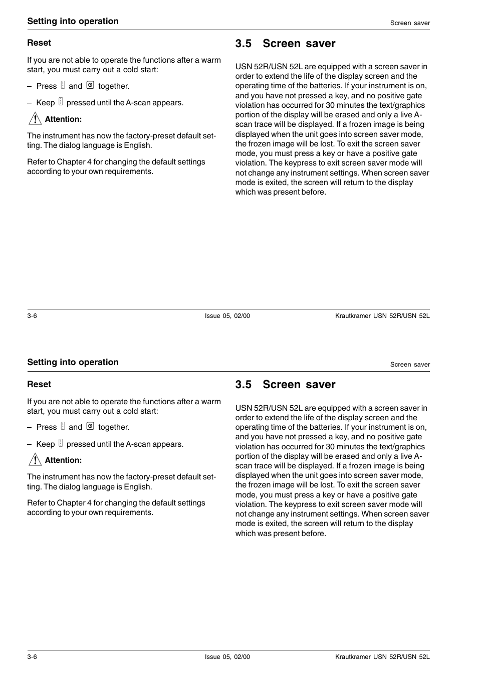 5 screen saver | Epson USN 52L User Manual | Page 31 / 207