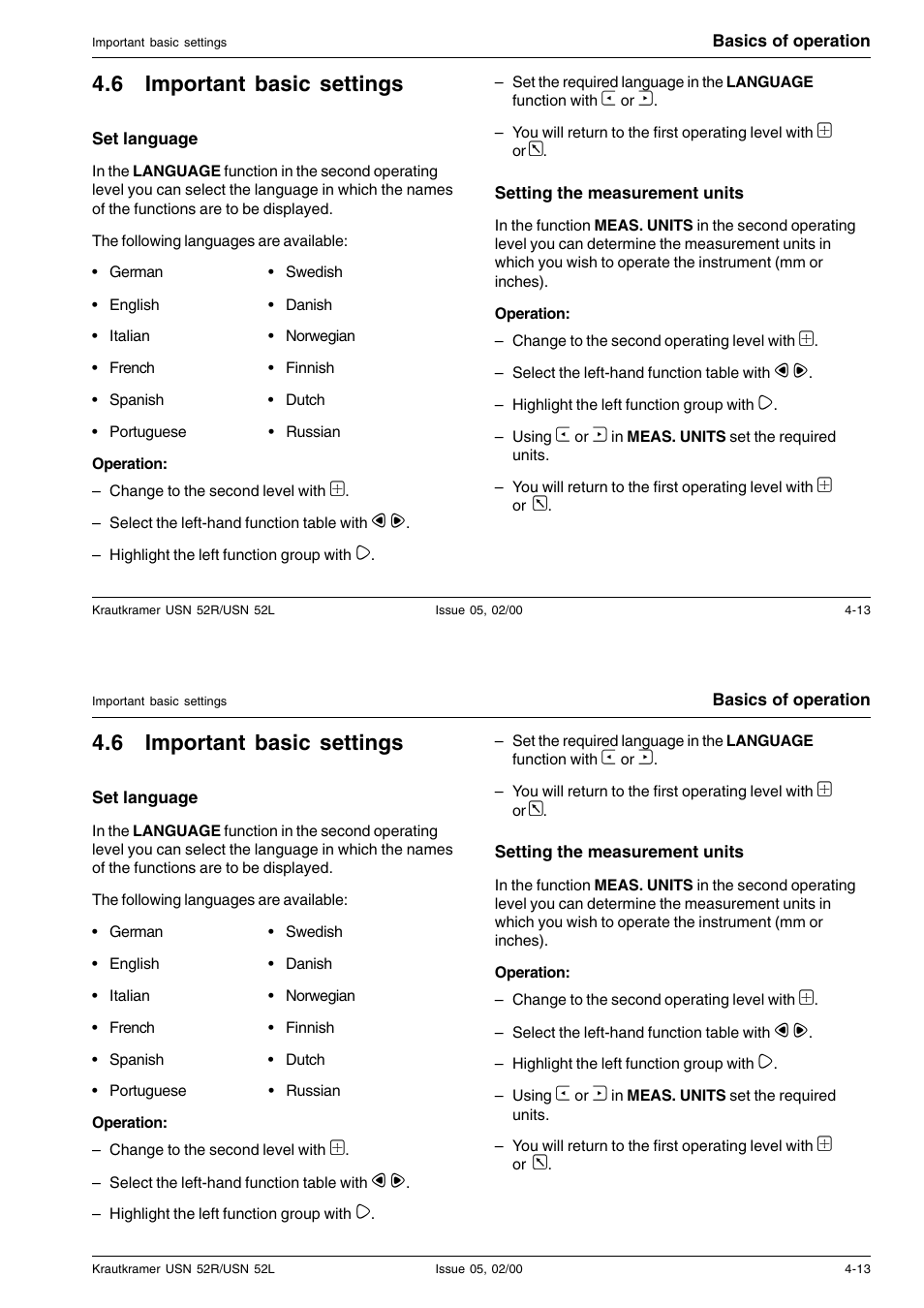 6 important basic settings | Epson USN 52L User Manual | Page 44 / 207
