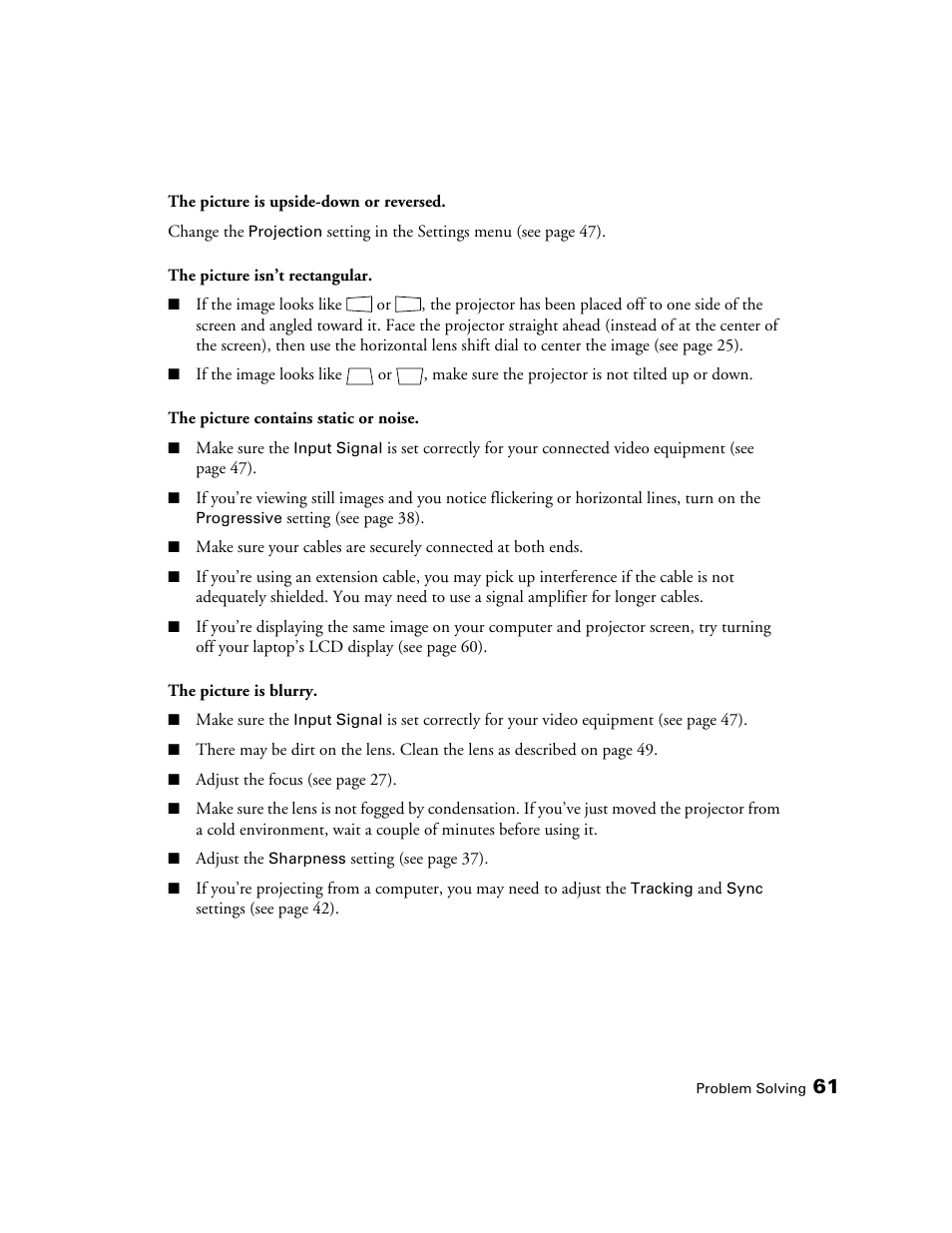 Epson 6100 User Manual | Page 61 / 80
