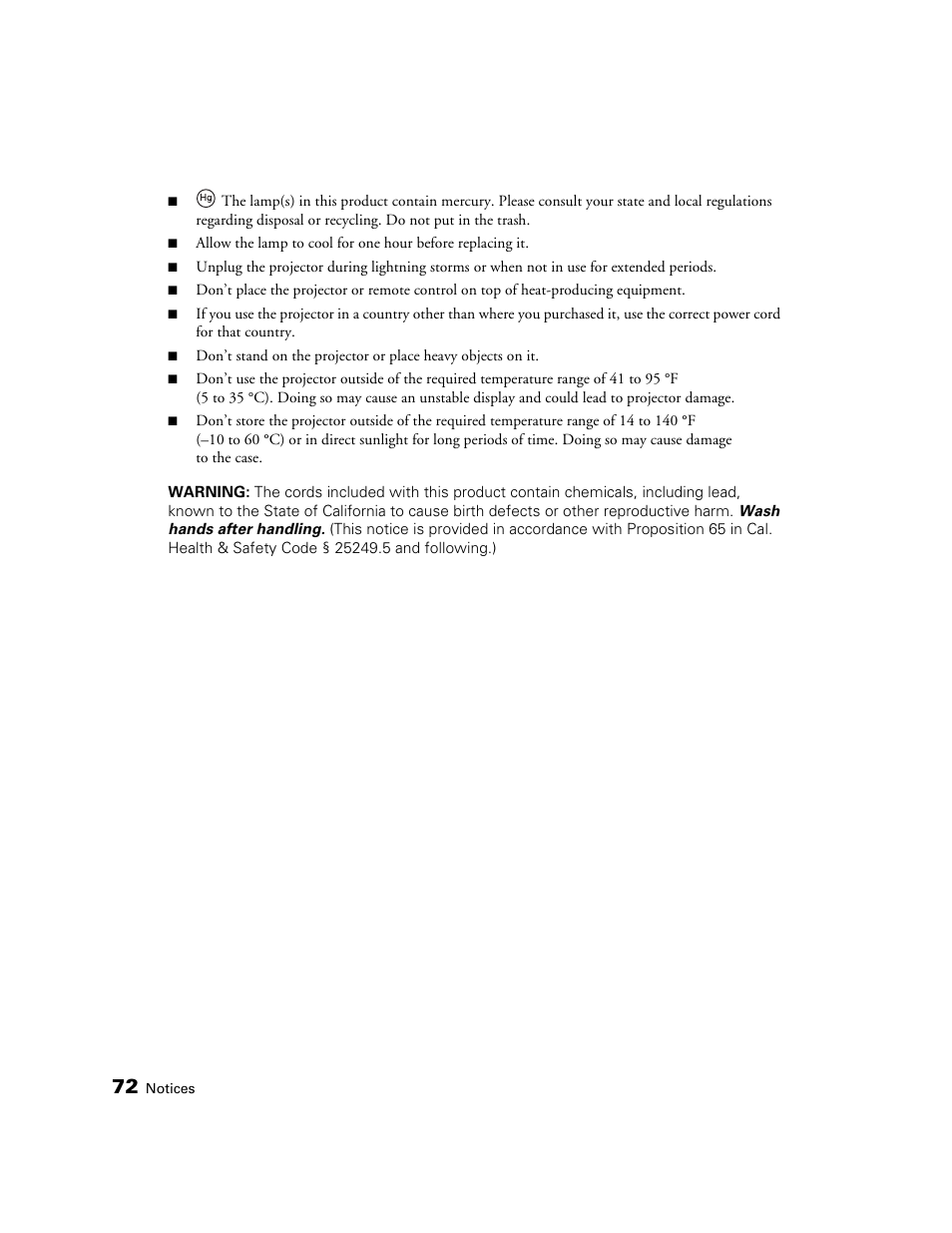 Epson 6100 User Manual | Page 72 / 80