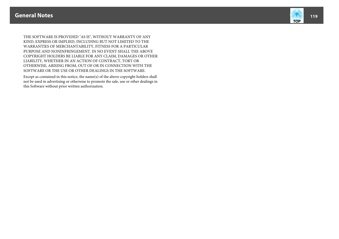 Epson EB-825 User Manual | Page 119 / 121