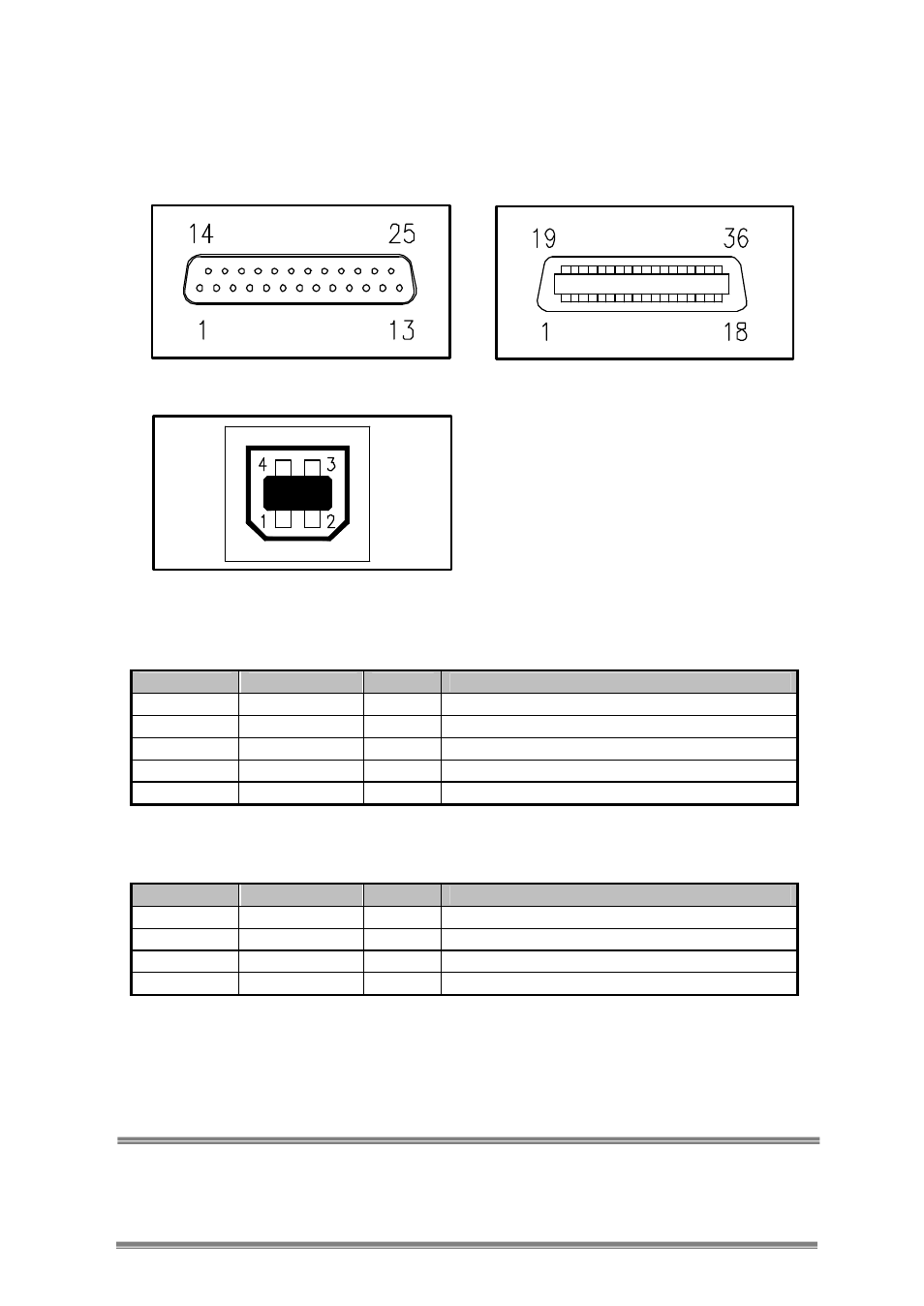 2-1. interface connector, Serial interface, Usb interface | Epson WorkForce RP-310 User Manual | Page 6 / 21