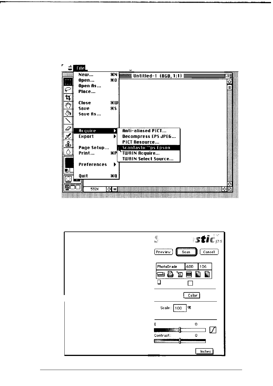 You see the following screen | Epson II User Manual | Page 9 / 13