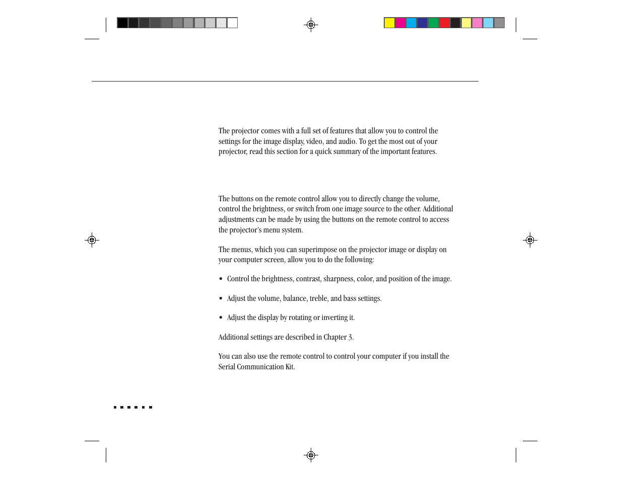 Getting the most out of your projector | Epson ELP-3300 User Manual | Page 11 / 110