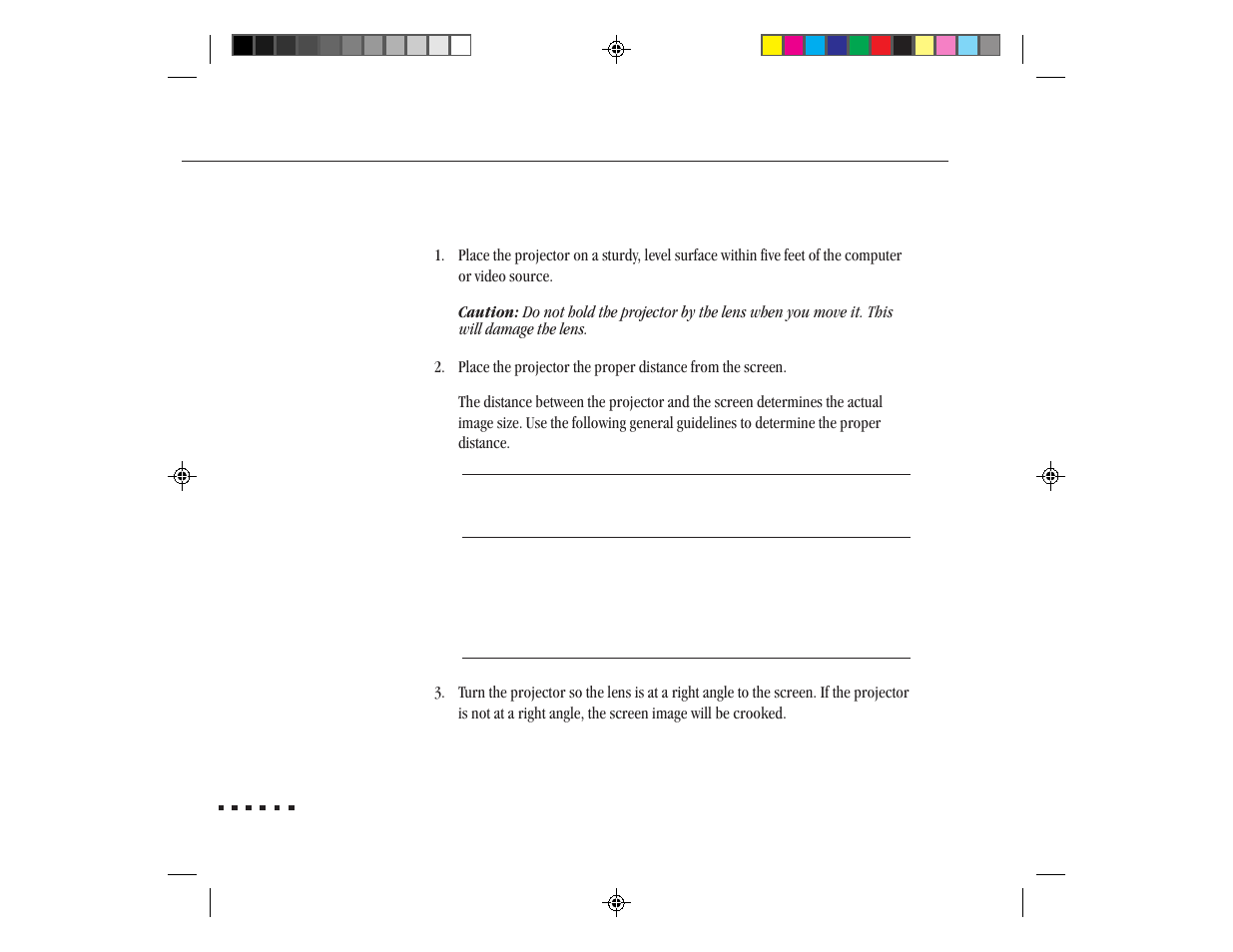 Setting up the projector | Epson ELP-3300 User Manual | Page 23 / 110