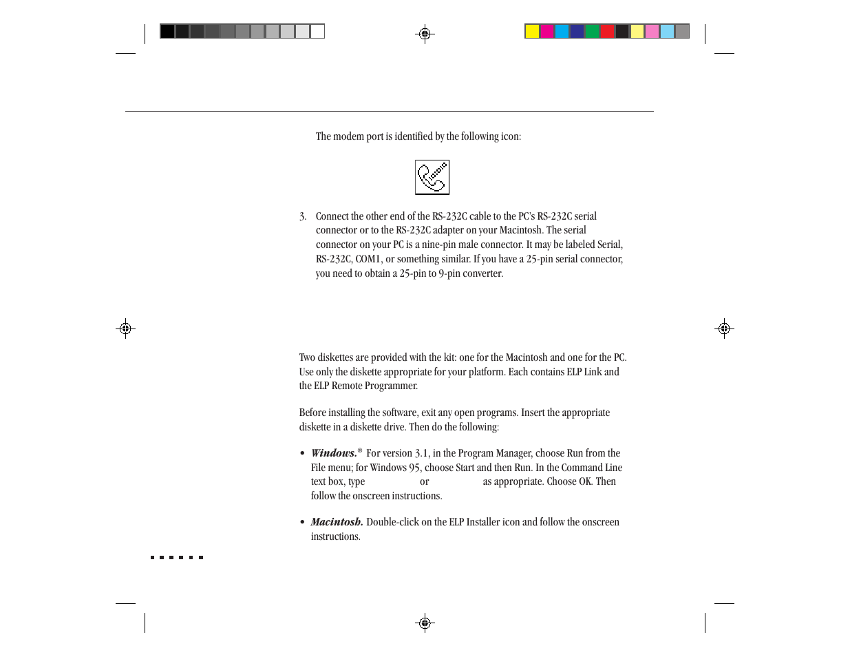 Installing the software | Epson ELP-3300 User Manual | Page 35 / 110