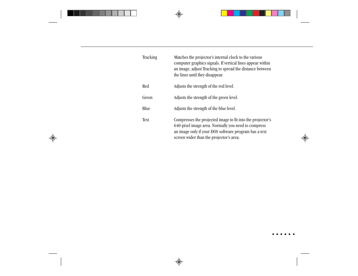 Epson ELP-3300 User Manual | Page 54 / 110