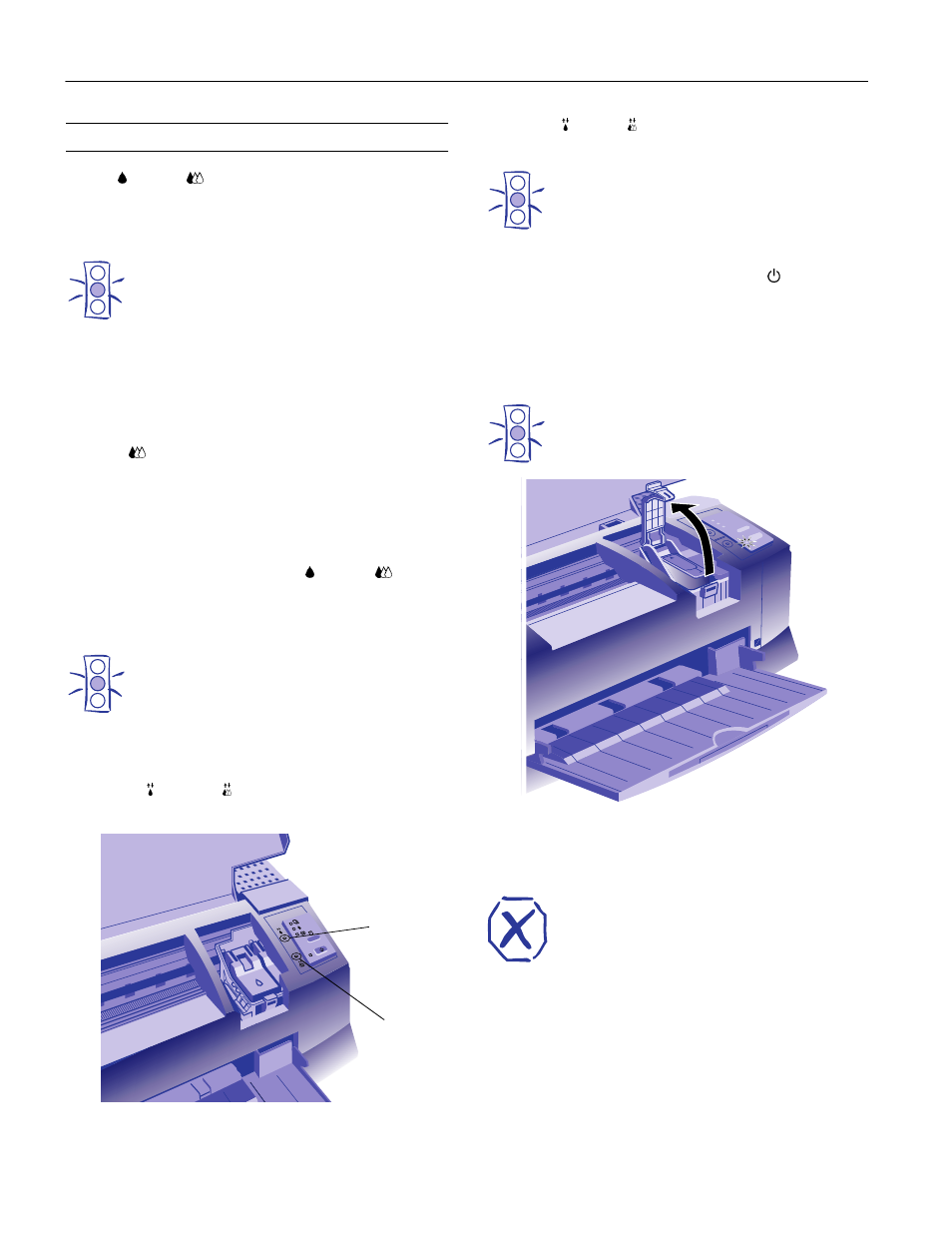 Replacing an ink cartridge, Removing an empty ink cartridge | Epson Stylus Color 800 User Manual | Page 12 / 20