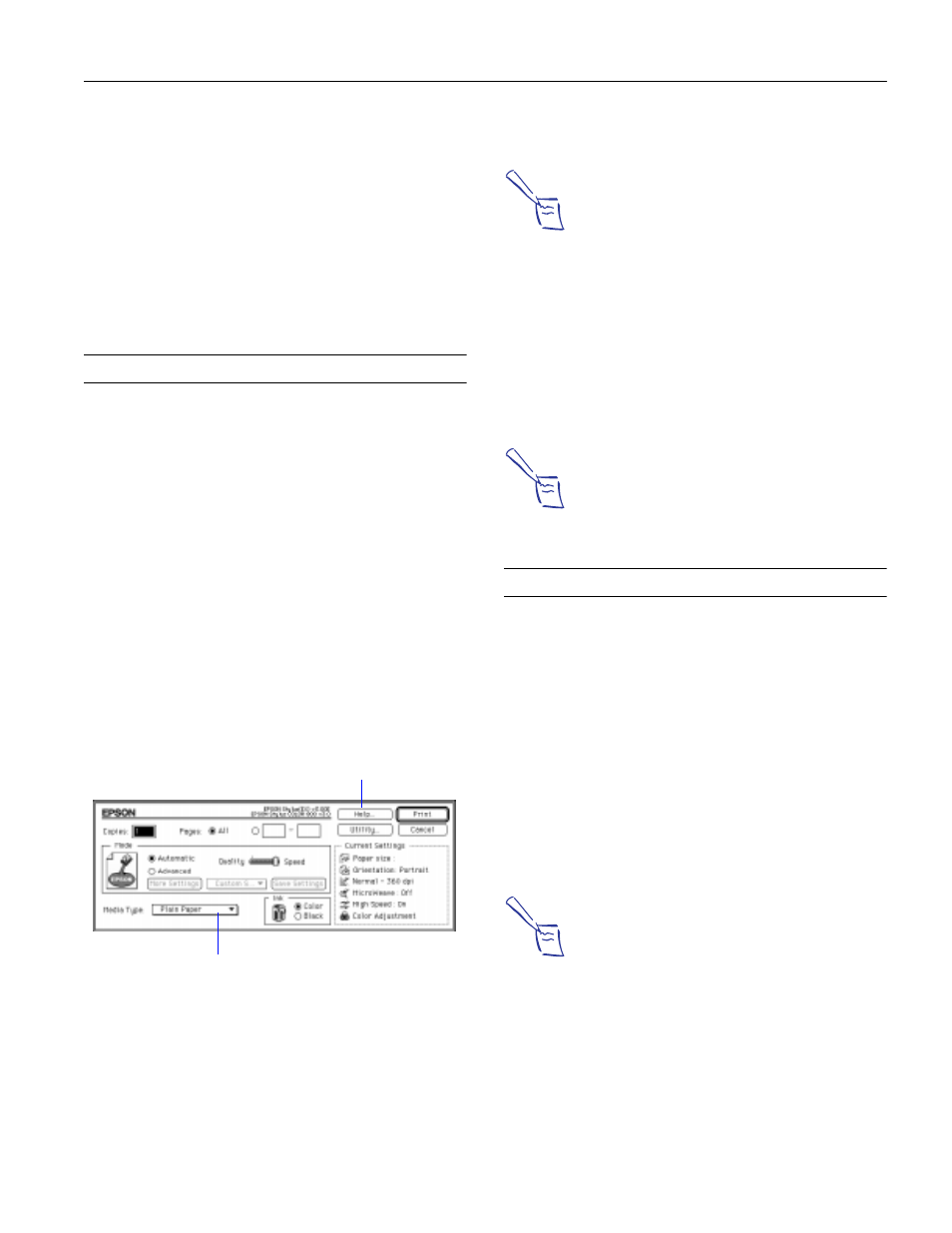 Printing from a macintosh, Managing print jobs in windows, Using the spool manager | Epson Stylus Color 800 User Manual | Page 7 / 20