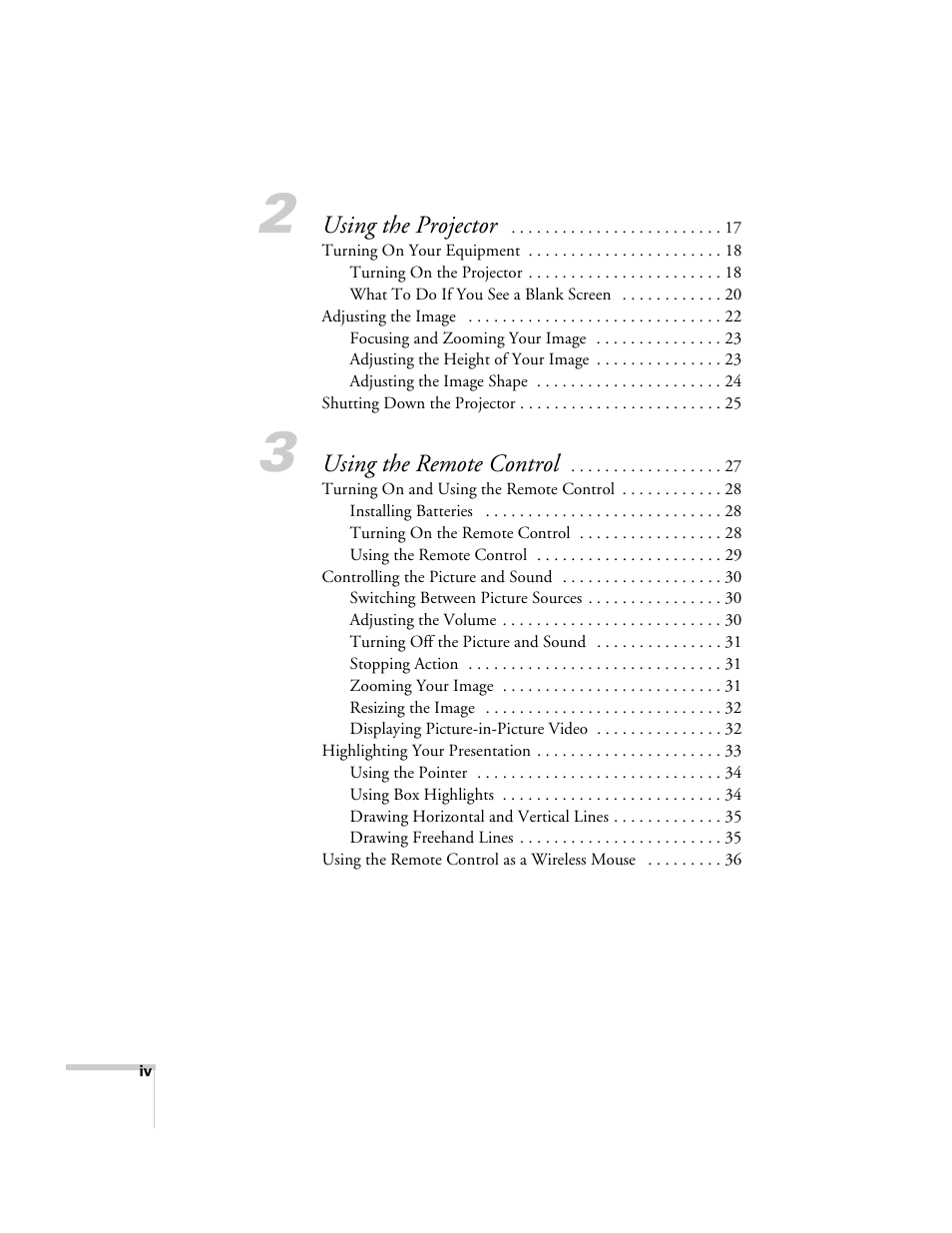 Epson 503c User Manual | Page 4 / 105