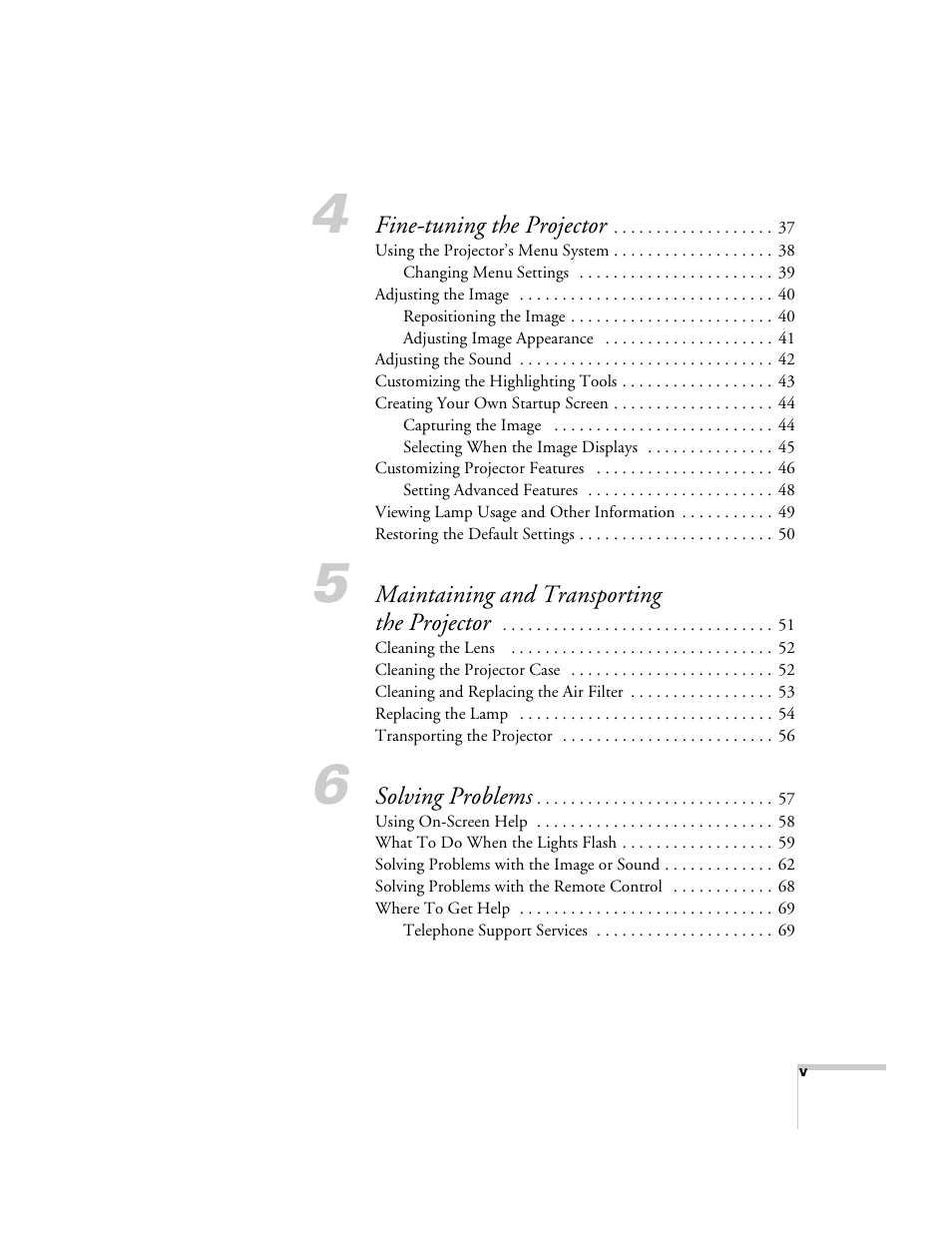 Epson 503c User Manual | Page 5 / 105
