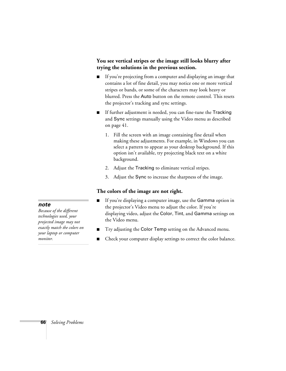 Epson 503c User Manual | Page 72 / 105