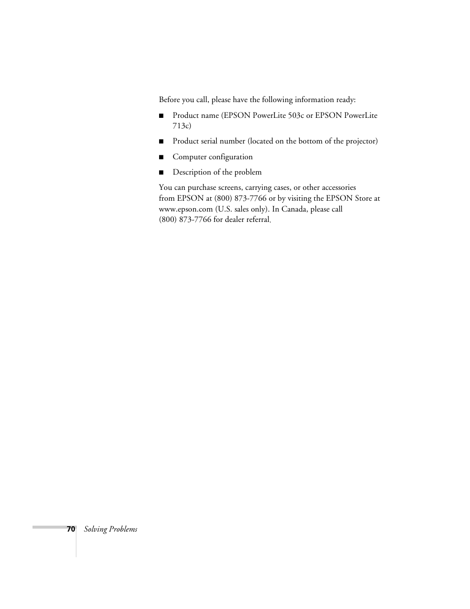Epson 503c User Manual | Page 76 / 105
