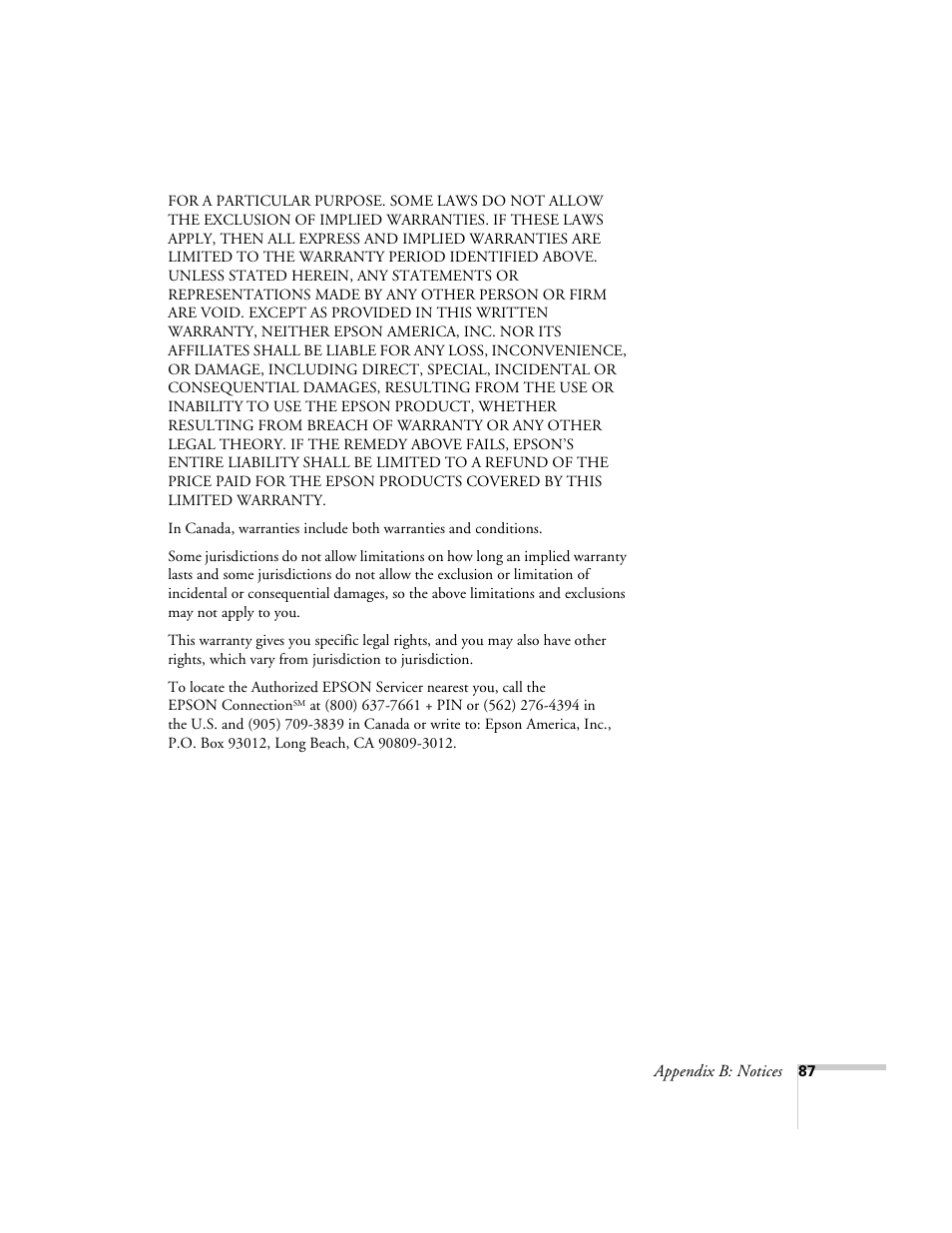 Epson 503c User Manual | Page 93 / 105