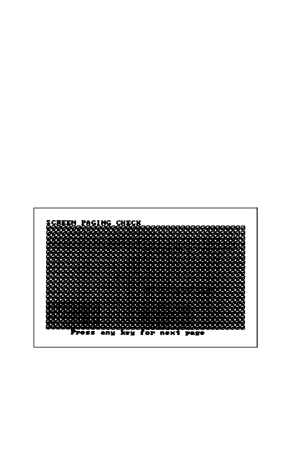 Screen paging check, C- 18, Is the display correct (y/n) | Epson Apex 20020 User Manual | Page 182 / 251