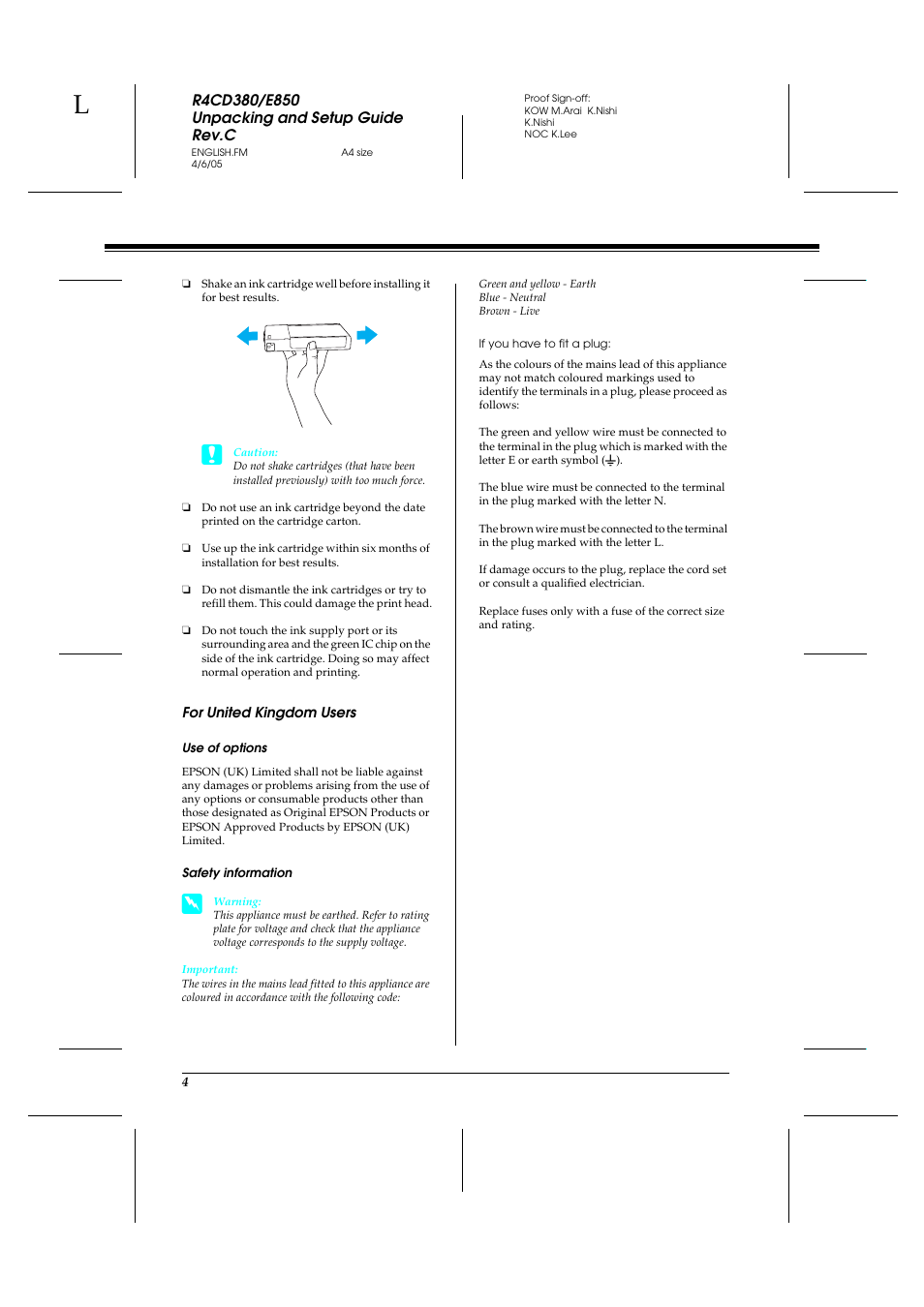 Epson 7800 User Manual | Page 4 / 27