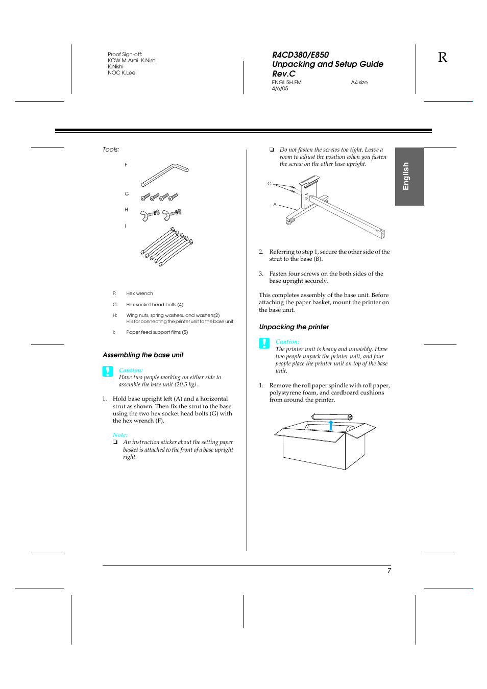 Epson 7800 User Manual | Page 7 / 27
