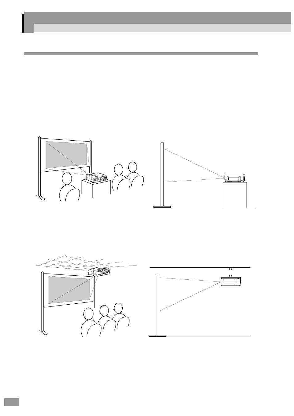 Installation, Setting up the projector | Epson ELP-600 User Manual | Page 18 / 120