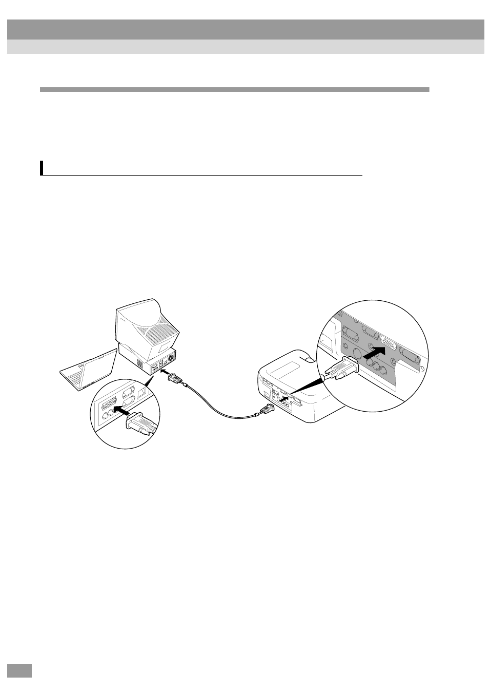 Projecting images from the computer, P.20 | Epson ELP-600 User Manual | Page 22 / 120
