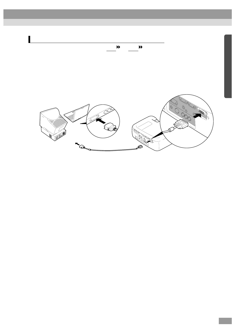 P.21), If the monitor port is a digital rgb connector | Epson ELP-600 User Manual | Page 23 / 120