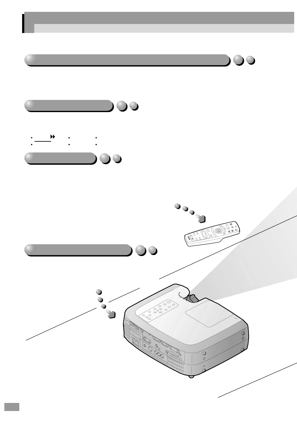Features of the projector | Epson ELP-600 User Manual | Page 4 / 120