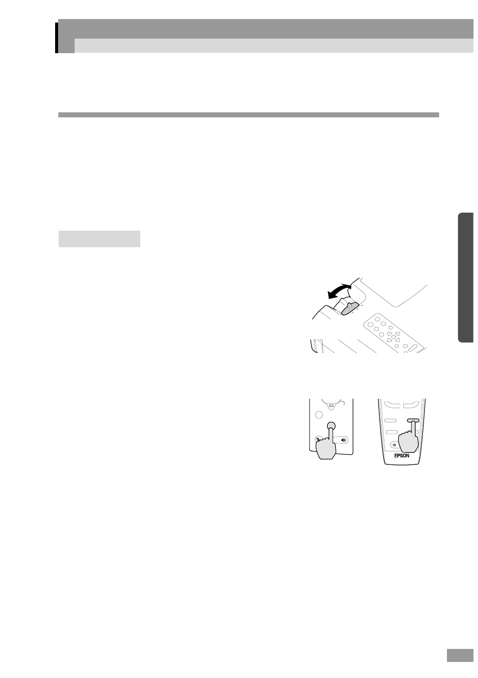 Adjusting the screen image, Adjusting the image size, P.41) | P.41, Procedure | Epson ELP-600 User Manual | Page 43 / 120