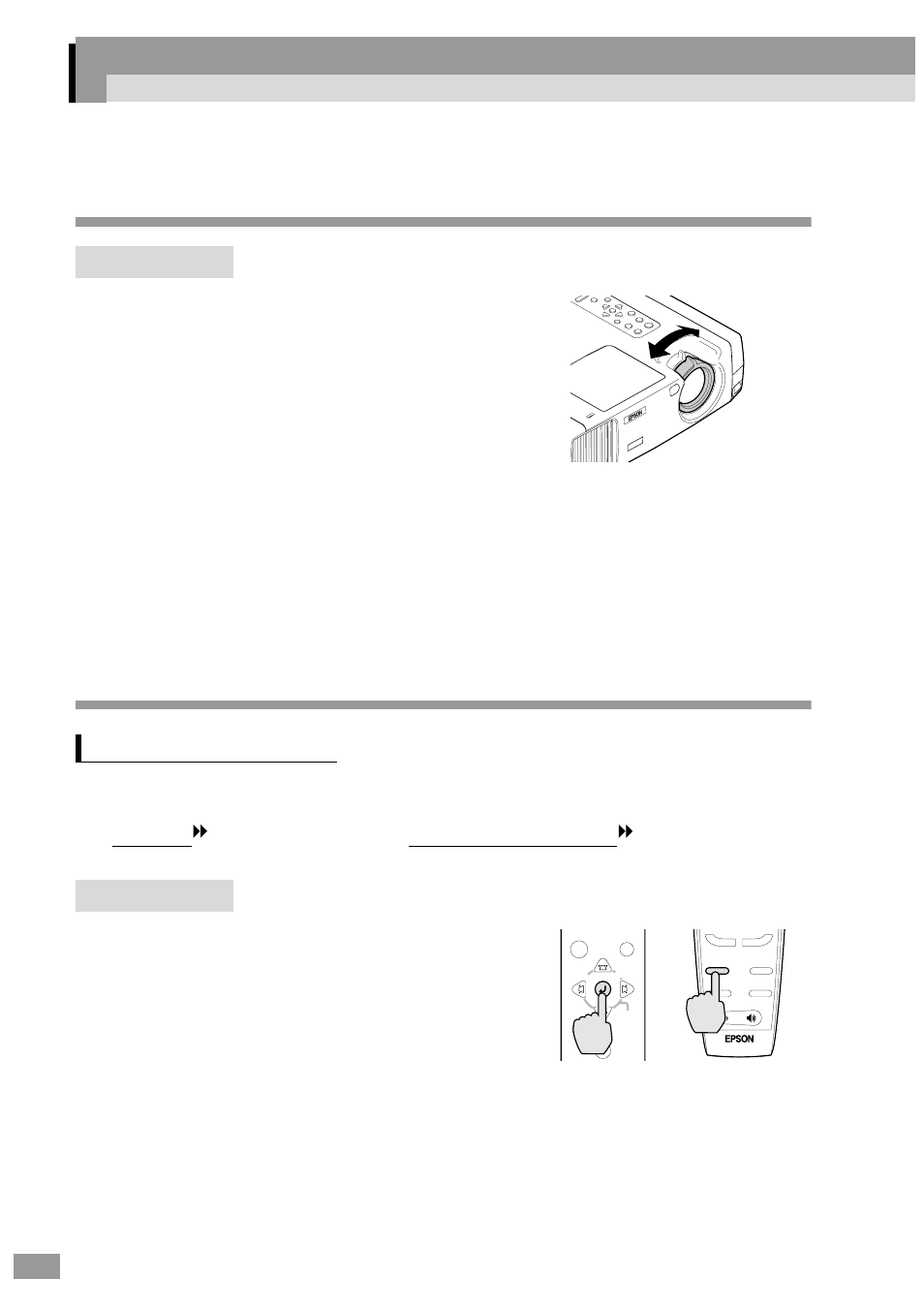 Adjusting the image quality, Focusing the screen image, Adjusting computer images | P.46), Procedure, Automatic adjustment | Epson ELP-600 User Manual | Page 48 / 120