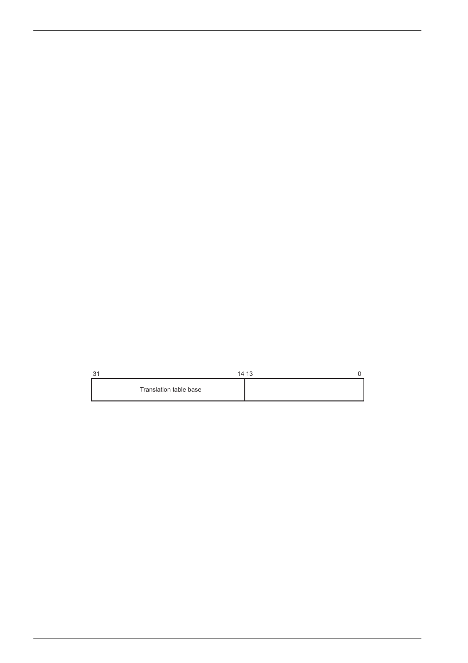 3 address translation, 1 translation table base register, Address translation -4 | Figure 7-1, Translation table base register -4 | Epson ARM.POWERED ARM720T User Manual | Page 100 / 224