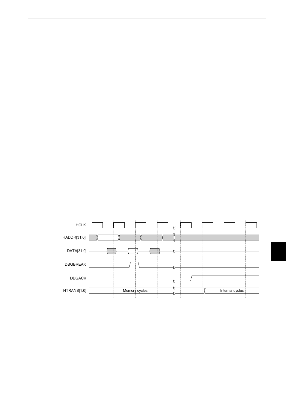 3 entry into debug state, Entry into debug state -5, Figure 9-3 | Debug state entry -5, Information, see, Entry into debug state | Epson ARM.POWERED ARM720T User Manual | Page 137 / 224