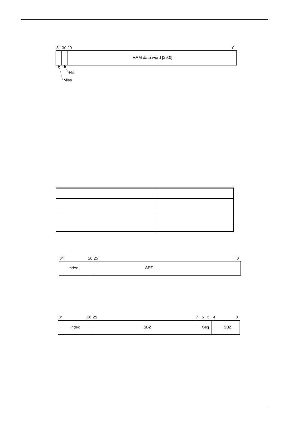 1 addressing the cam and ram, Figure 11-9, Data format, cam match ram read -6 | Figure 11-10, Rd format, write cache victim and lockdown base -6, Figure 11-11, Rd format, write cache victim -6, Table 11-4, Write cache victim and lockdown operations -6 | Epson ARM.POWERED ARM720T User Manual | Page 190 / 224