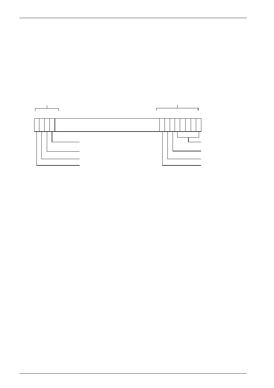 7 program status registers, 1 the condition code flags, 2 the control bits | Program status registers -8, Figure 2-6, Program status register format -8 | Epson ARM.POWERED ARM720T User Manual | Page 48 / 224