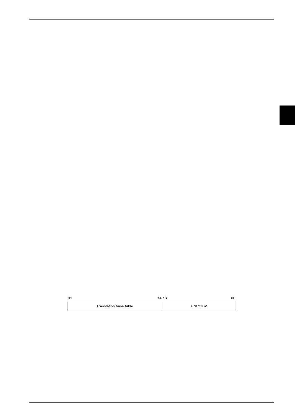 Enabling the mmu, 3 translation table base register, Figure 3-6 | Translation table base register format -5 | Epson ARM.POWERED ARM720T User Manual | Page 65 / 224