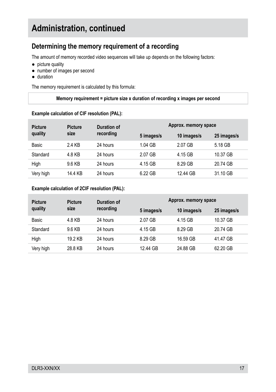 Administration, continued | Epson DLR3-08N/410CD User Manual | Page 17 / 64