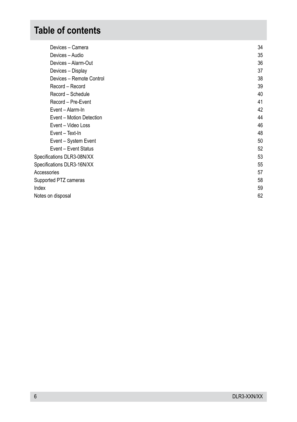 Epson DLR3-08N/410CD User Manual | Page 6 / 64