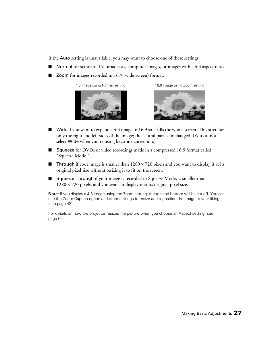 Epson PRO CINEMA 800 User Manual | Page 27 / 80