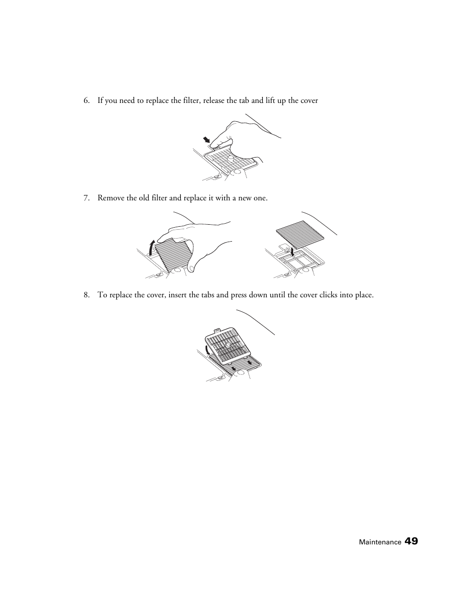 Epson PRO CINEMA 800 User Manual | Page 49 / 80