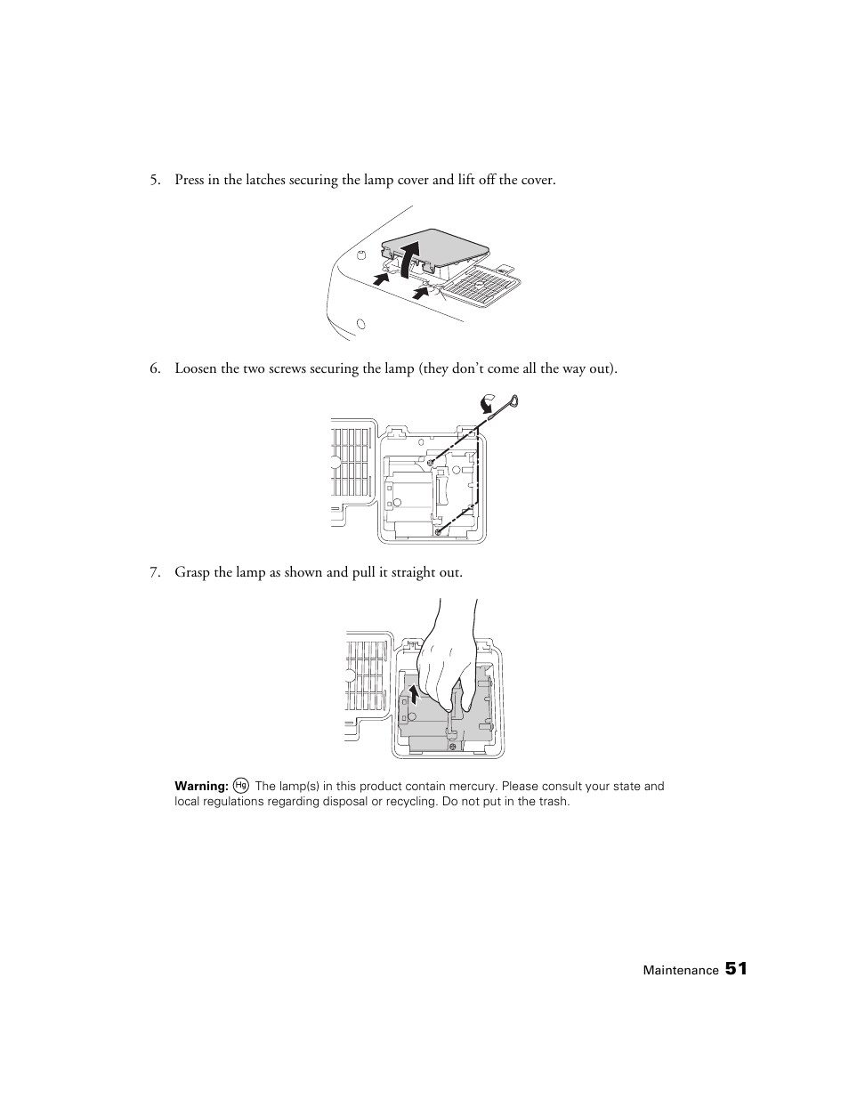 Epson PRO CINEMA 800 User Manual | Page 51 / 80