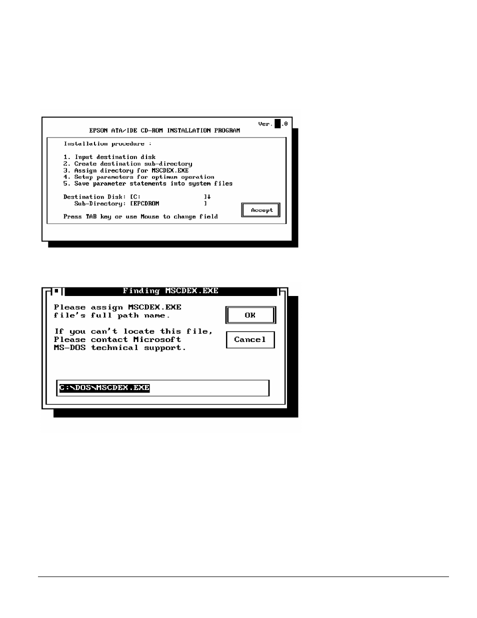 Software installation | Epson CMD-2260 User Manual | Page 10 / 18